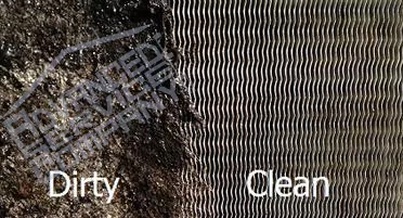 HVAC Coil Clean Dirty