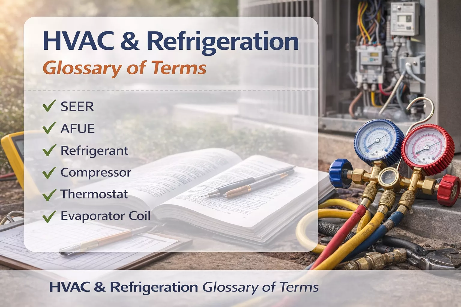 HVAC & Refrigeration Glossary of Terms
