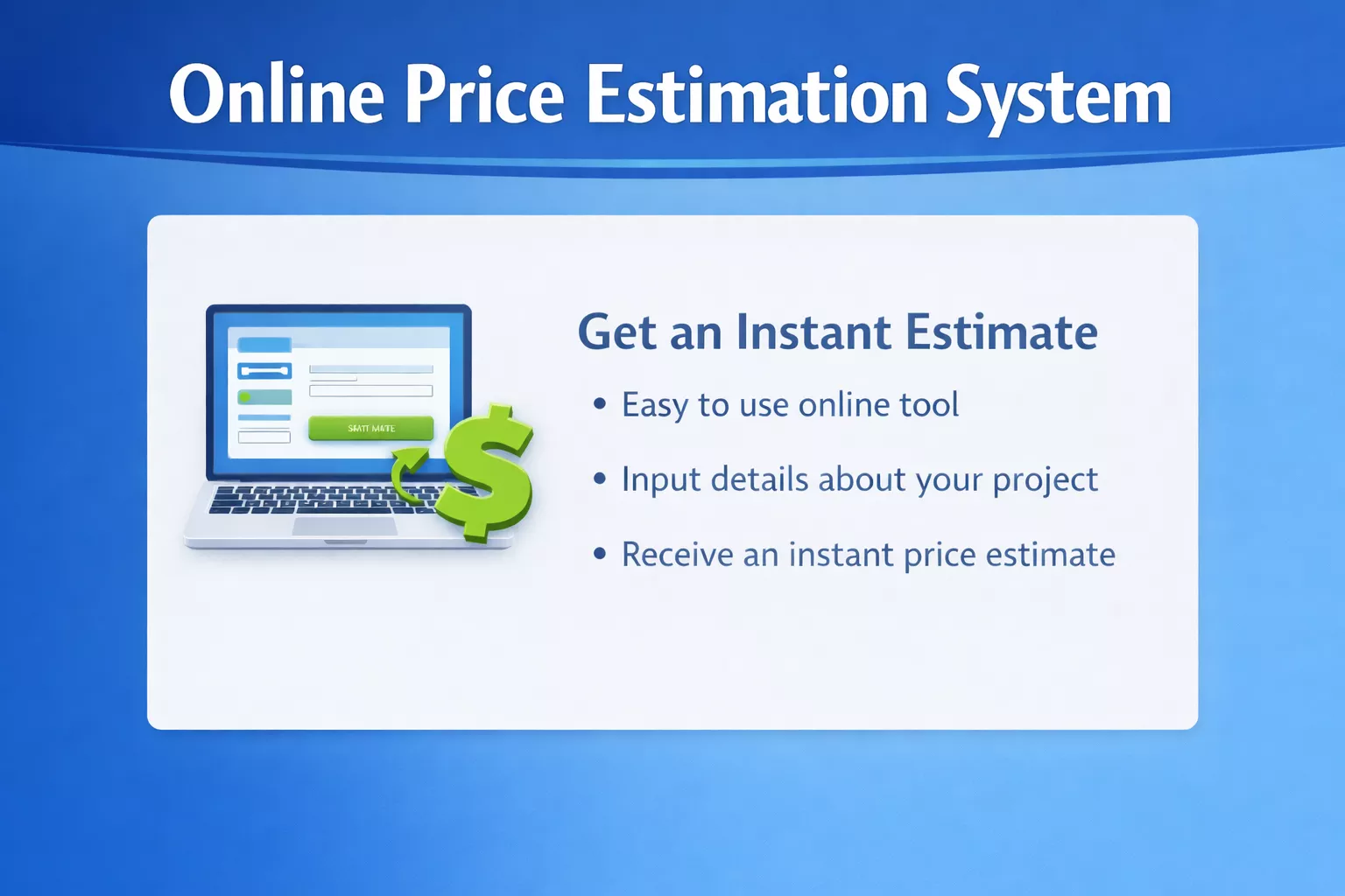 Online Price Estimation Service
