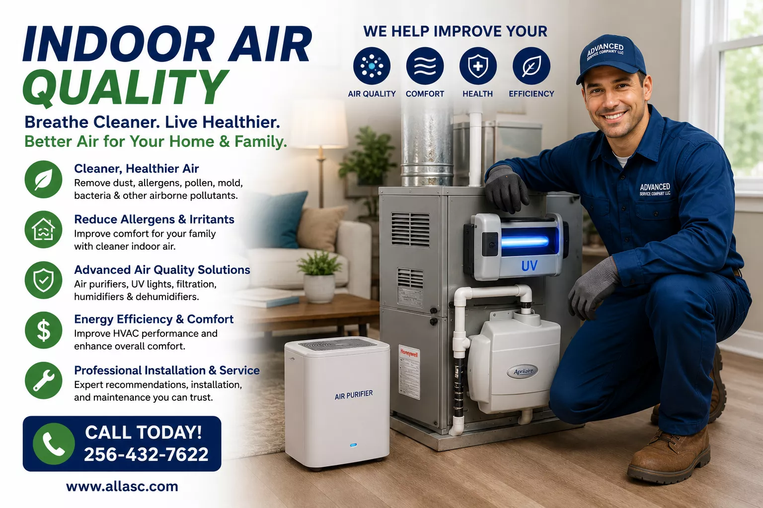 Indoor Air Quality Services in North Alabama